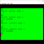 Color BASIC decimal, hex and octal are not the same? 9 CoCo15BitAND