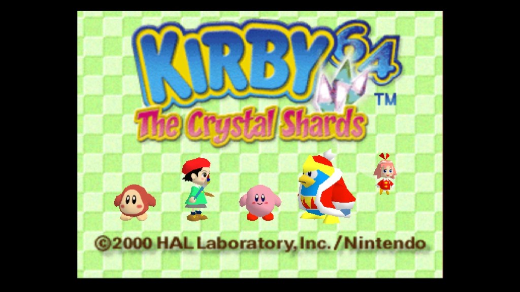 Kirby’s N64 Debut Had the Best Feature of the Franchise 10 Kirby and the Crystal Shards Title Screen