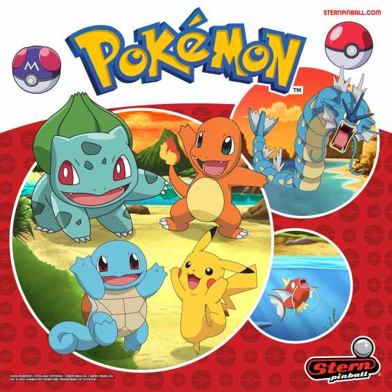 Stern Releases Pokemon Pinball Machine